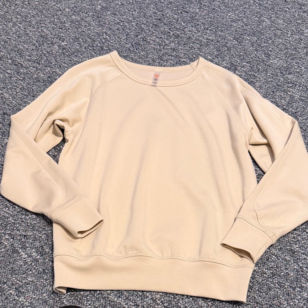 Mono B Cream Long Sleeve Tee